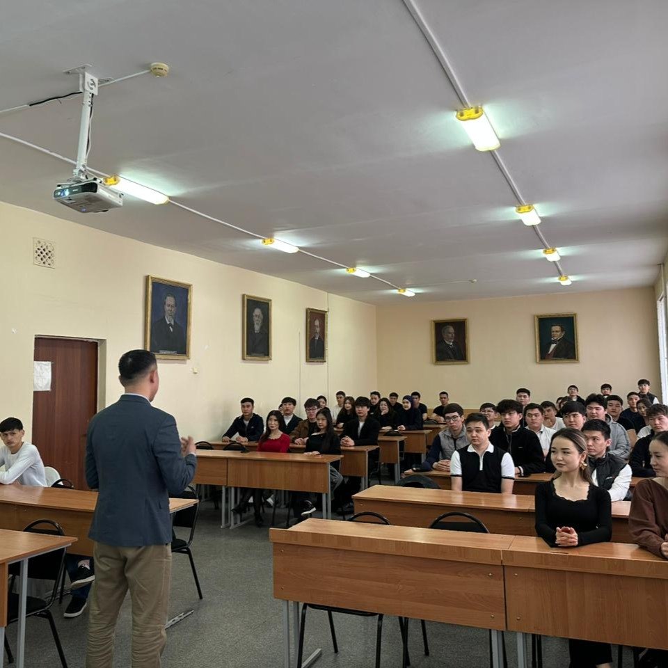 As part of the project “Organization of the Information and Awareness Group to Improve Religious Literacy among the Population of Karaganda City,” a meeting was held with students of Karaganda Technical University named after Academician A. S. Saginov.