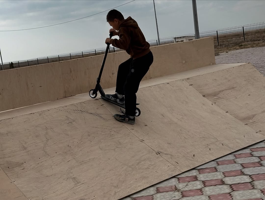 СкейтПарк – новая зона активного отдыха в селе Құрық!