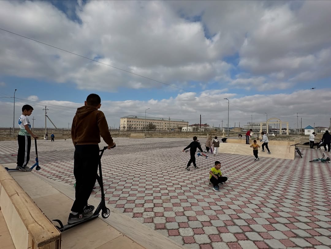 СкейтПарк – новая зона активного отдыха в селе Құрық!