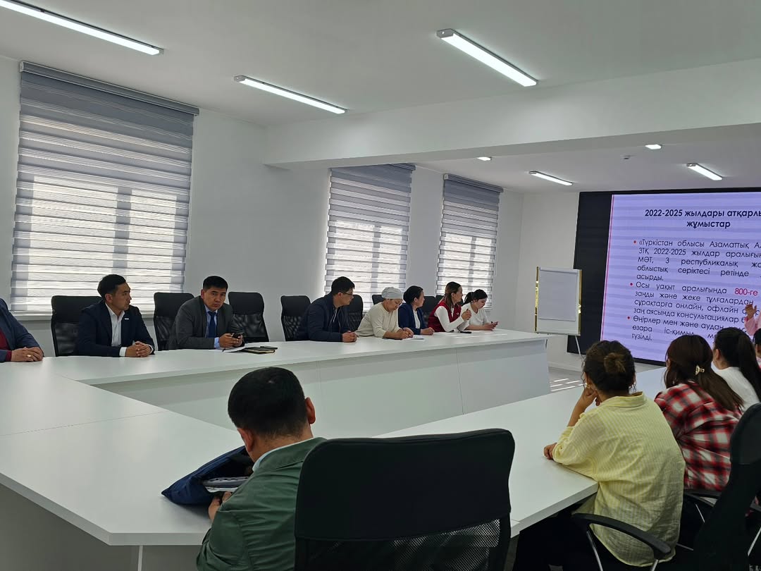 Meeting with NGO representatives held in Suzak district