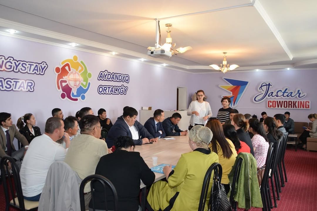 16 мая 2023 года в Мангистауском районе прошло мероприятие The World Cafe (Всемирное кафе), на котором обсуждались важные вопросы сельских населённых пунктов.