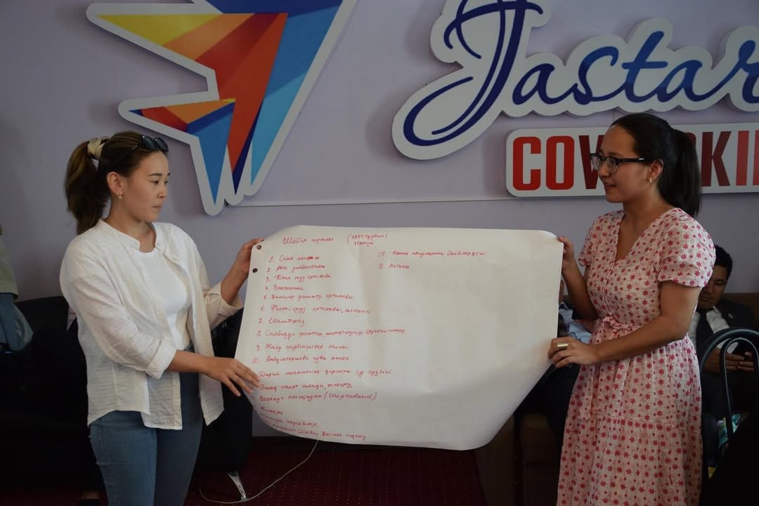 16 мая 2023 года в Мангистауском районе прошло мероприятие The World Cafe (Всемирное кафе), на котором обсуждались важные вопросы сельских населённых пунктов.