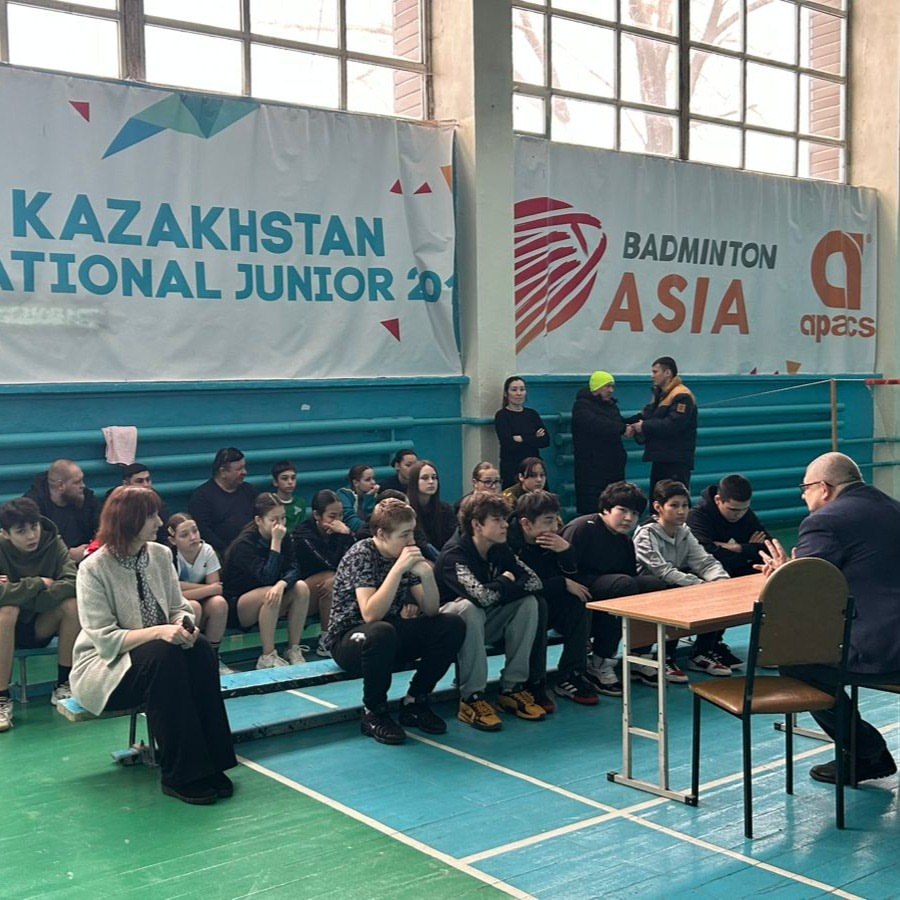 Встреча с воспитанниками спортивной школы города Караганда