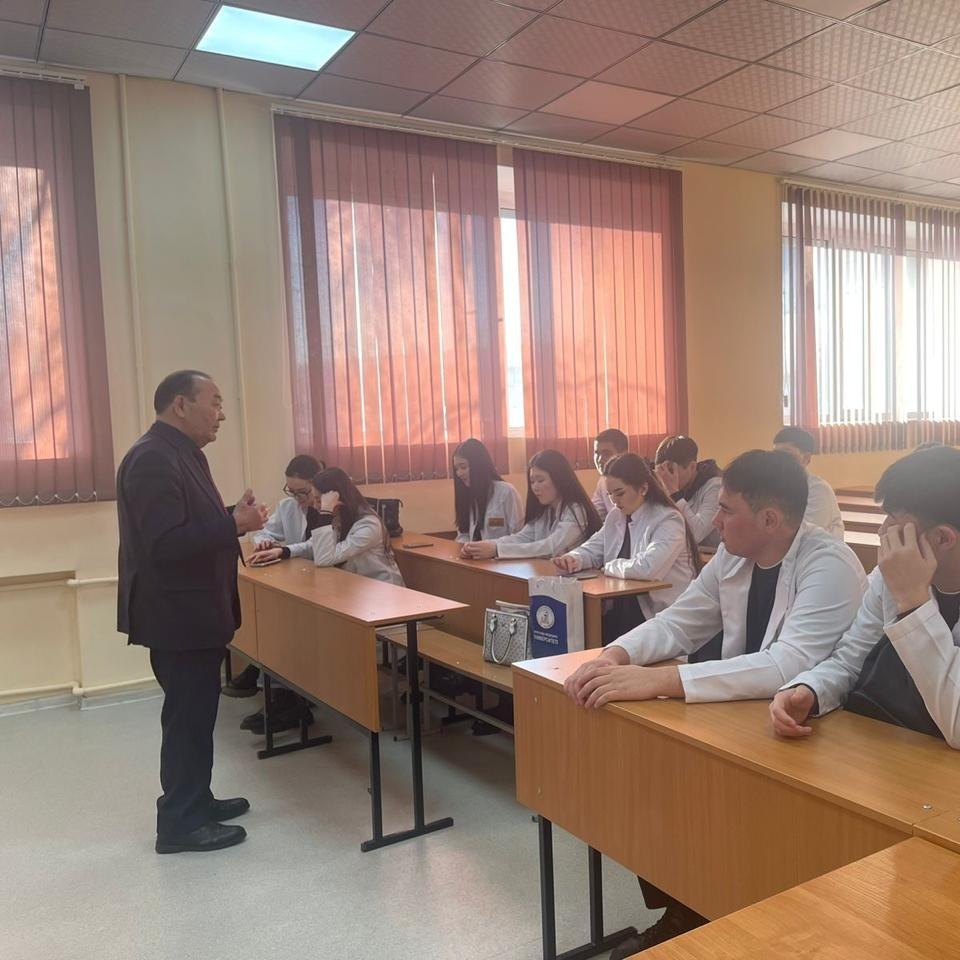 Встреча со студентами Карагандинского медицинского университета