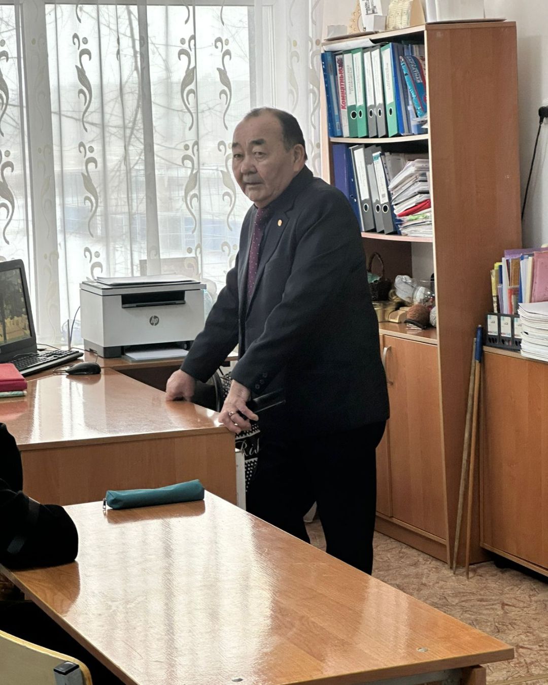 An informational meeting was held with students of Secondary School No. 7 in the city of Shakhtinsk.