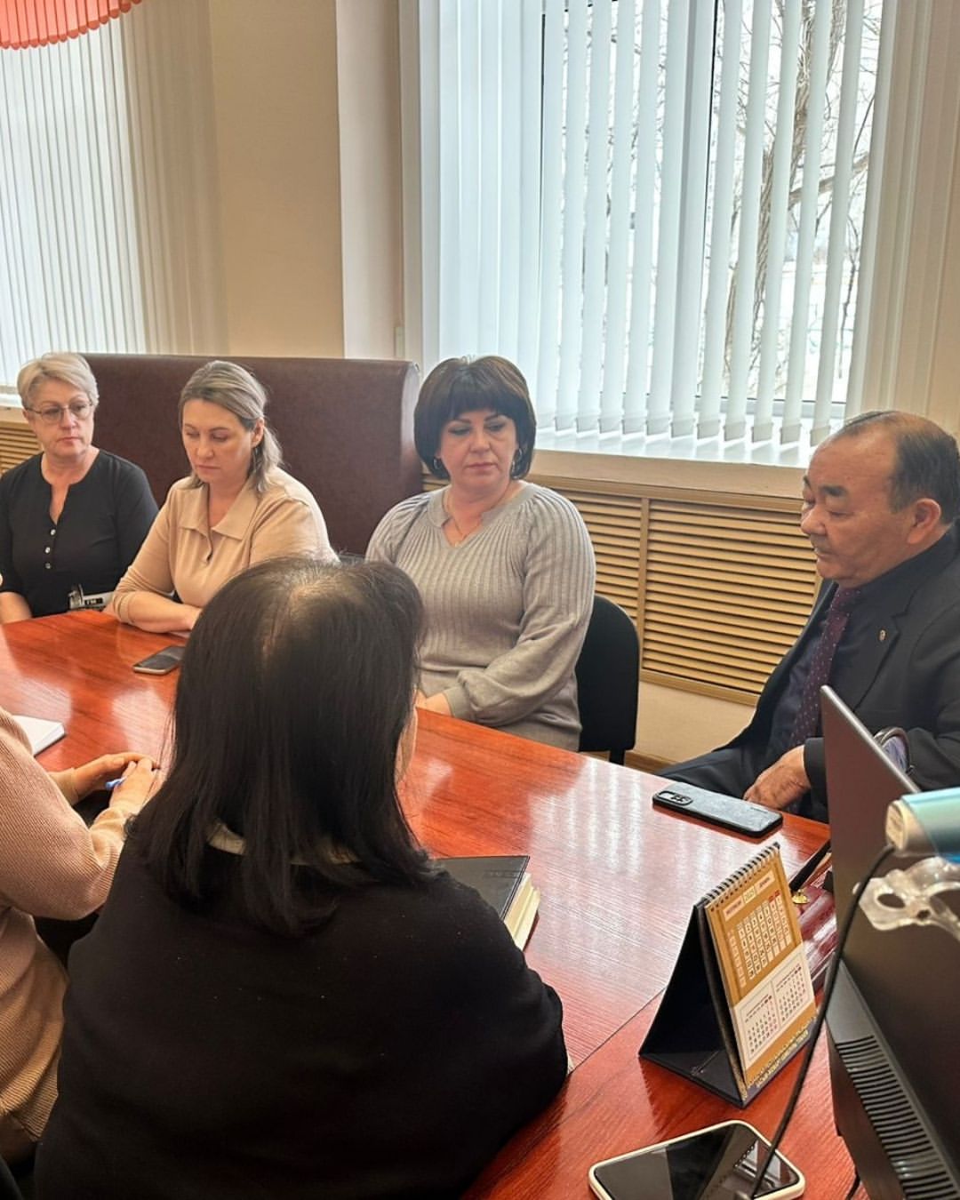 An informational meeting was held with employees of the Shakhtinsk City Department of Sanitary and Epidemiological Control.