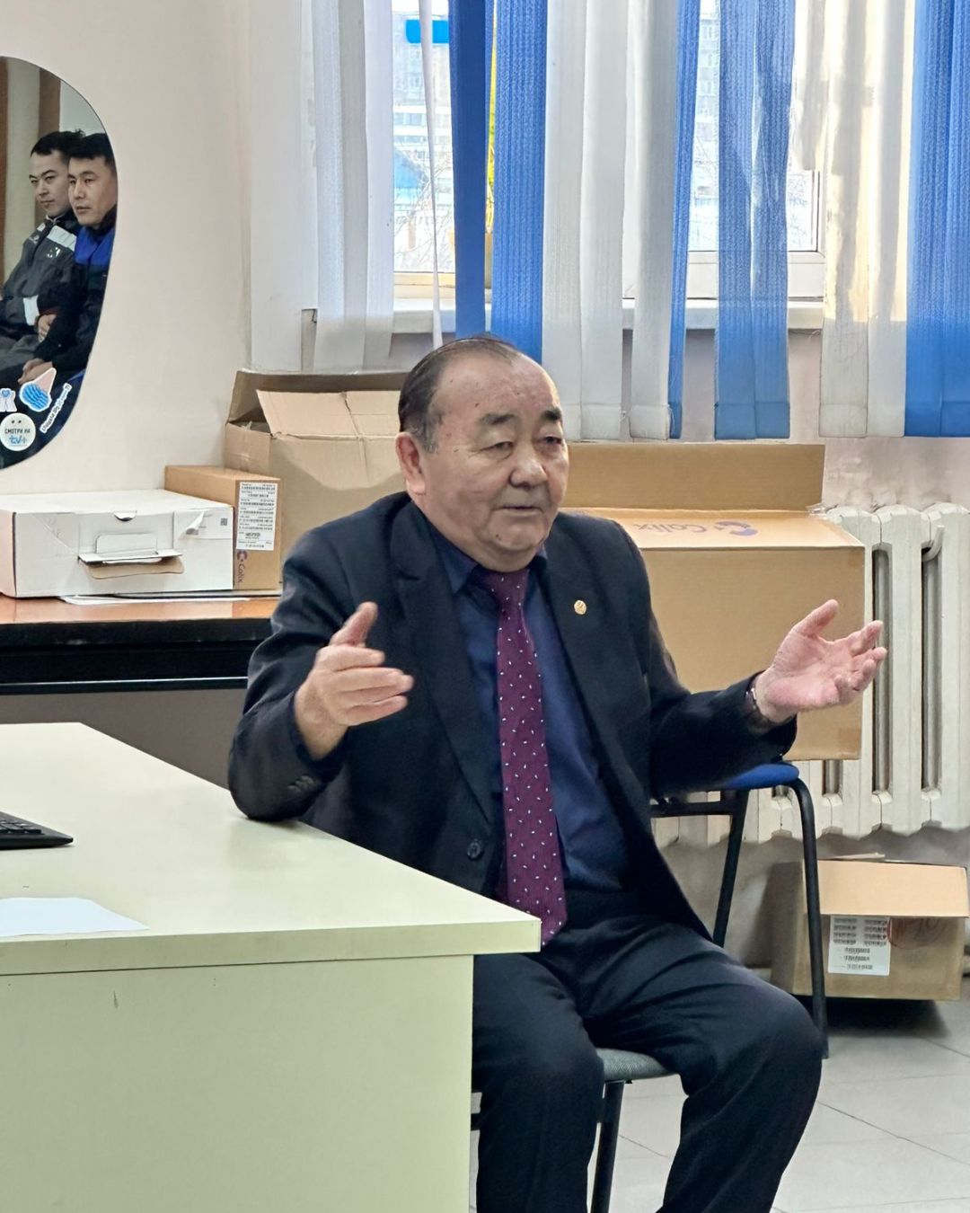 Within the framework of the state social order of the Department of Internal Policy of Shakhtinsk, a meeting was held with the team of the Shakhtinsk Line-Technical Shop of the Central-Regional Directorate of Telecommunications of the Kazakhtelecom JSC branch.