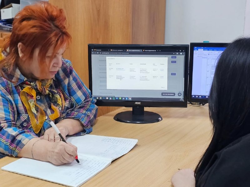 Asel Mazenova, consultant of the NGO “Civil Alliance of Kostanay Region ‘GrIn’”, provided comprehensive methodological support to the “Synergy” Scientific-Educational Center regarding participation in the public procurement competition under the state social order