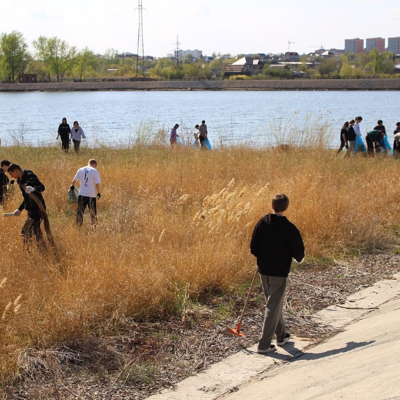 A large-scale environmental campaign took place in Kostanay, bringing together youth associations, volunteer groups, and non-profit organizations of the city.