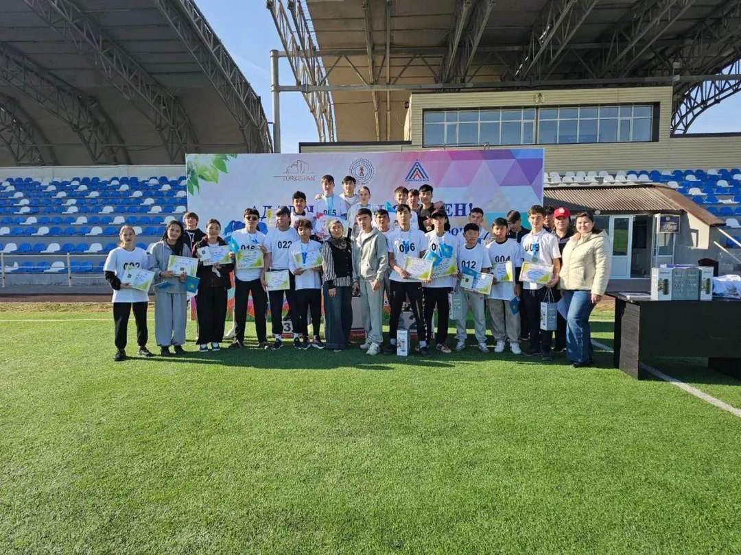 Marathon Held at a High Level in Turkestan!