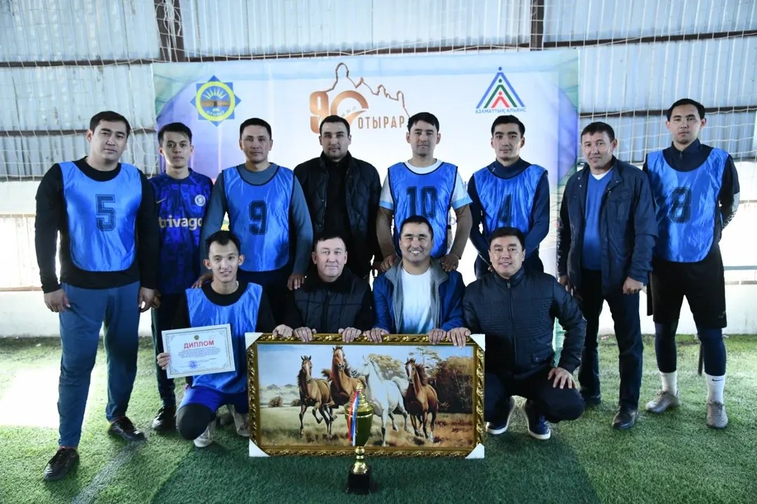 Mini-Football Tournament Held Among Civil Servants in Otrar District