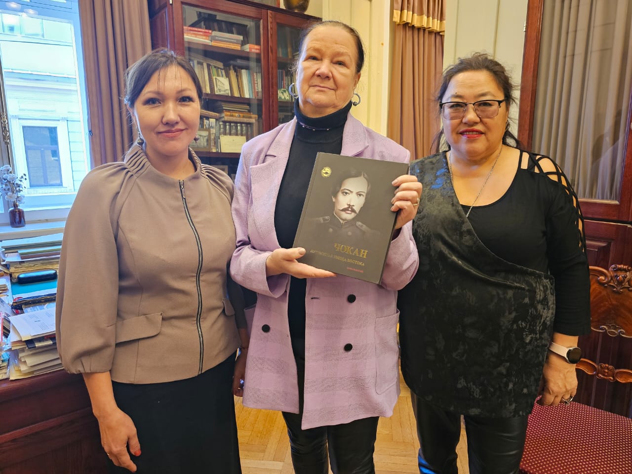 A delegation from Kazakhstan visited the Russian Geographical Society